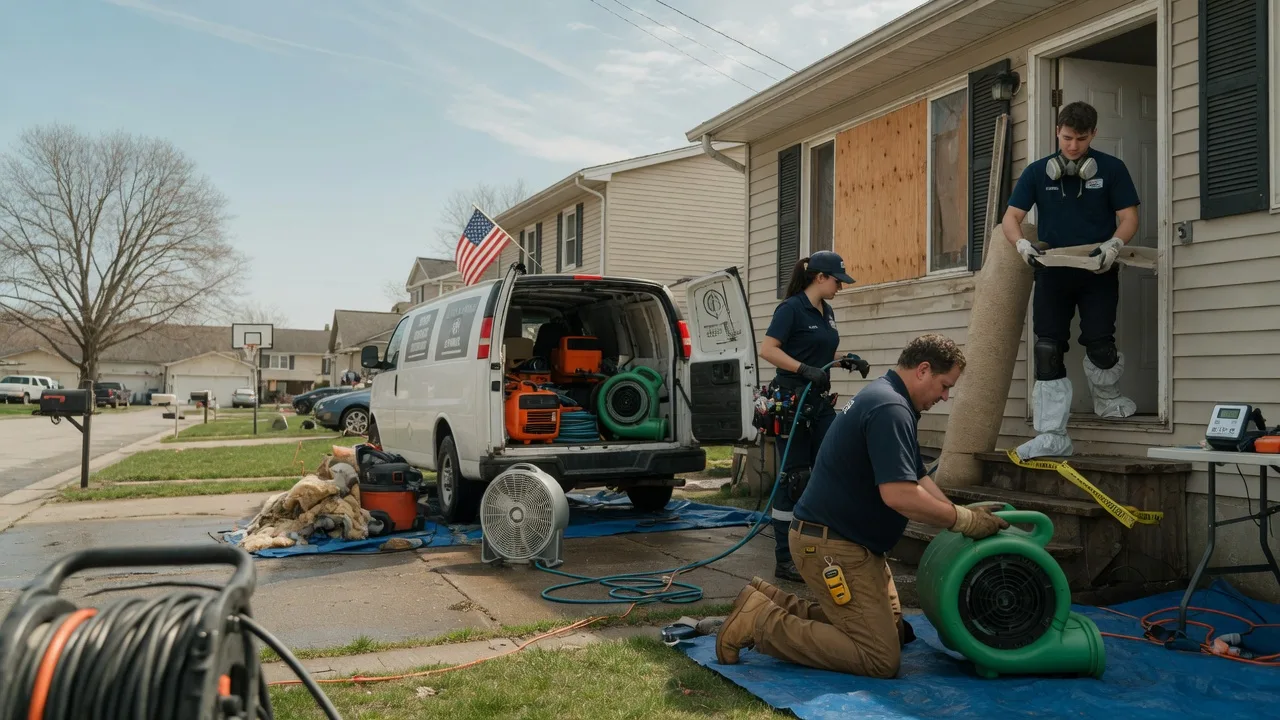 Water Damage Restoration in Garland, KS near me